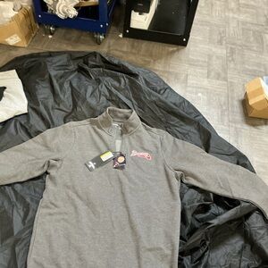 Men's Gray Quarter-Zip Jacket